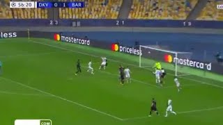 Martin Braithwaite goal / Barcelona VS Dynamo Kyiv (2-0)