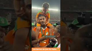 TRULY EMOTIONAL MOMENT FOR SEBASTIAN HALLER WHO SCORED THE WINNER FOR COTE D'IVOIRE AGAINST NIGERIA