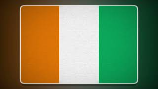 Ivory Coast Flag and Anthem (Instrumental) | Costa de Marfil Bandera e Himno