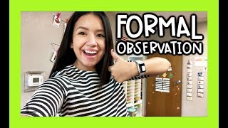 First Formal Observation of the Year! | Teacher Vlog