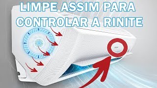 Como limpar o Ar condicionado - [Rinite x Ar condicionado]