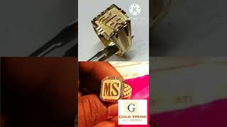 gold ring design.madurai.gold letters ring models. gold intial ring collection @goldtrend7152