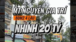 MT Nguyễn Gia Trí 4 lầu 80m2 vuông vức nhỉnh 20tỷ #phuquyenbds #nhabinhthanh #binhthanh #nhamattien