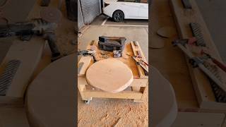 power carving!!!!! #satisfying #woodworker #wood #woodwork #carving #powercarving #powercarvingwood