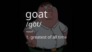 the true goat #familyguy #petergriffin #shorts #thegoat