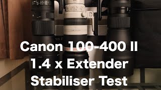 Canon 1.4x Extender 560mm Stabiliser test  on Canon 100-400 IS II L  stabilisation test using