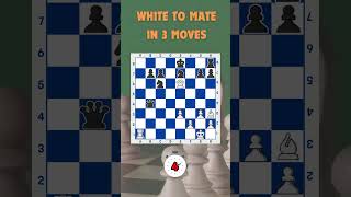 White to Checkmate in 3 Moves🔥#chess #chesspiece