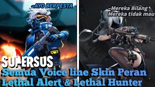 Semua Voice Line Skin Peran Veteran & Sniper, Lethal Alert & Lethal Hunter di Super Sus