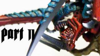 How to paint Tyranids Carnifex of Hive Fleet Behemoth part 2 by Lester Bursley