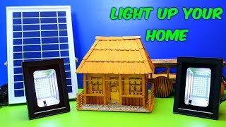 Light UP Your Home With Solar Flood Lights / Free Energy