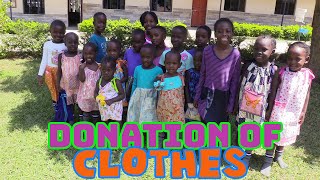 DONATION OF CLOTHES TO MASTER CARES CHRISTIAN SCHOOL STUDENTS