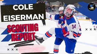 Cole Eiserman Scouting Report | Can he Score 40-50 in the NHL? | Highlights & Stats | 2024 NHL Draft