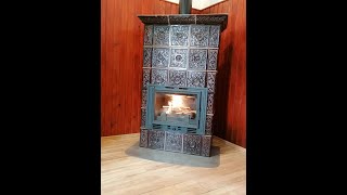 HOMEMADE detachable FIREPLACE and testing. HAUSGEMACHTER abnehmbarer KAMIN und Prüfung.