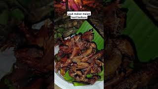 menu makan malam hasil dari alam nikmat sekali #berkemah #videoshort #videoshorts