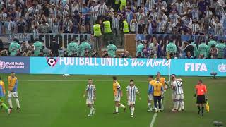 FIFA World Cup Qatar 2022 Final : Argentina 3-3 (4-2) France - Messi 3-2 goal celebration