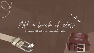 No outfit is complete without the perfect belt. Shop our collection now!🛍️