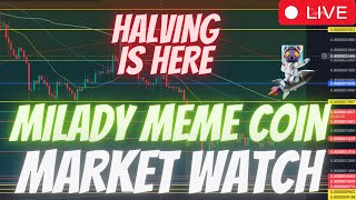 MILADY MEME COIN  JASMY COIN  BTC  $NFK  \ MARKET WATCH \   ***WE ARE LIVE***