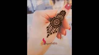 25 Most Attractive and Easy Finger Ring Mehandhi Designs for Beginners!!!