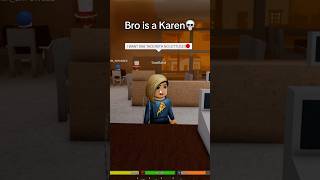 ANNOYING ROBLOX KAREN😡🤣🙏 #roblox #coems #karen #shorts #funny #annoying #robloxmemes #restaurant