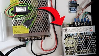 Adding a 5V power supply to algae Co2 scrubber