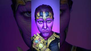 Day 4 - Thanos💜 #31daysofhalloween #tutorial #halloween #thanos #marvel #cosplay #makeupartist