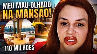 Jogando TODA MINHA INVEJA e MAU-OLHADO na MANSÃO DE 110 MILHÕES 🤑