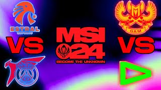 MSI DEN 4 | EST VS PSG | LLL VS GAM | #MSI2024