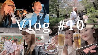 Vlog 10｜自由行开始啦｜我把小🥬带到东京来了？｜周杰伦推荐的烤肉店到底咋样｜吃到了人生海胆饭｜完成🍐给我布置的任务｜和朋友们旅行真的狠幸福