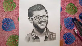 drawing @CarryMinati ❤ || @SouravjoshiArts  || #carryminati #carryislive #trending #art #youtube