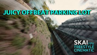 Juicy offbeat parking lot |FPV|DJI ACTION 2|LOVE|FREESTYLE|DRONE|4 Inch|OVONIC