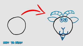 How To Draw : goat drawing _ drawing and painting