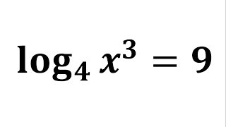 Equação logarítmica muito simples de resolver ! Tente resolver !