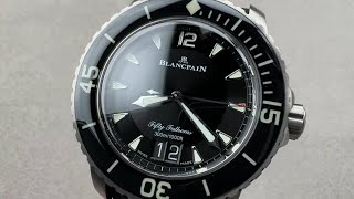 Blancpain Fifty Fathoms Grande Date (5050-12B30-B52A) Blancpain Watch Review