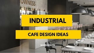 70+ Awesome Industrial Cafe Design Ideas