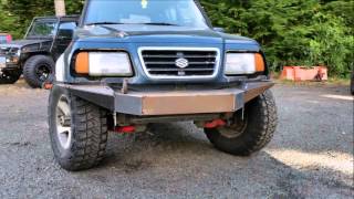 Suzuki Sidekick Sport custom bumper project