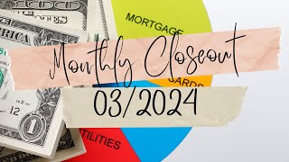 March 2024 Budget Close Out #FinancialFreedom #budgeting #personalfinance