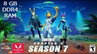 FORTNITE SEASON 7 CHAPTER 2 I AMD RYZEN 3 2200U I 8GB DDR4 RAM I 1TB HDD I TESTING