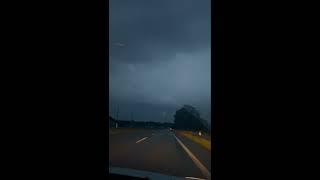 große Gewitter NRW A2 richtung Hannover