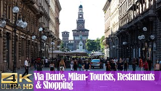 Via Dante - Famous Shopping Zone, Restaurants and Ice Cream