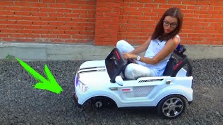 Dima transforme la voiture Power Wheels en voiture géante