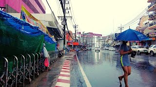 [4K] Thailand Walk - Heavy Rainy Day | | Walking Tour in Phuket