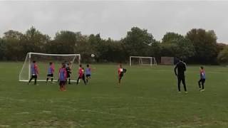 Free kicks for Brackley Town under 10s