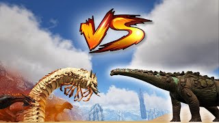 ALL ALPHA DINOSAURS VS 1 TITANOSAUR | Ark Battles | Thyrulous