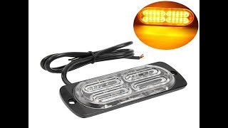 1PC 20 LED Strobe Light 12V-24V Car Truck Emergency Side Warning Flashing