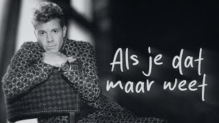 Jaap Reesema - Als je dat maar weet (Official Lyric Video)