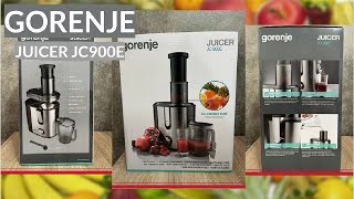 Unboxing Gorenje Juicer JC 900E - silent ASMR #unboxing #gorenje #jc900e