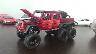 Mercedes Benz G class 6x6 Red Diecast مرسدس بنز پیام کالا