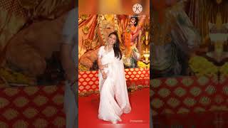 Durga puja looks Rani Mukherjee #bollywood actress #new saree style #ytshorts #foryou #love