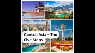 🌎  Central Asia – The Five Stans Mnemonic (KKUTT) - north to south and east to west