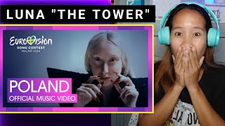 LUNA - THE TOWER - POLAND 🇵🇱 ( OFFICIAL MUSIC VIDEO) EUROVISION | REACTION